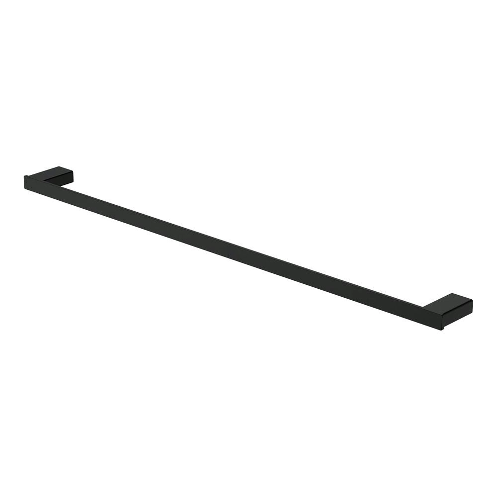 Fienza Tono 810 Single Towel Rail Matte Black 85101800MB