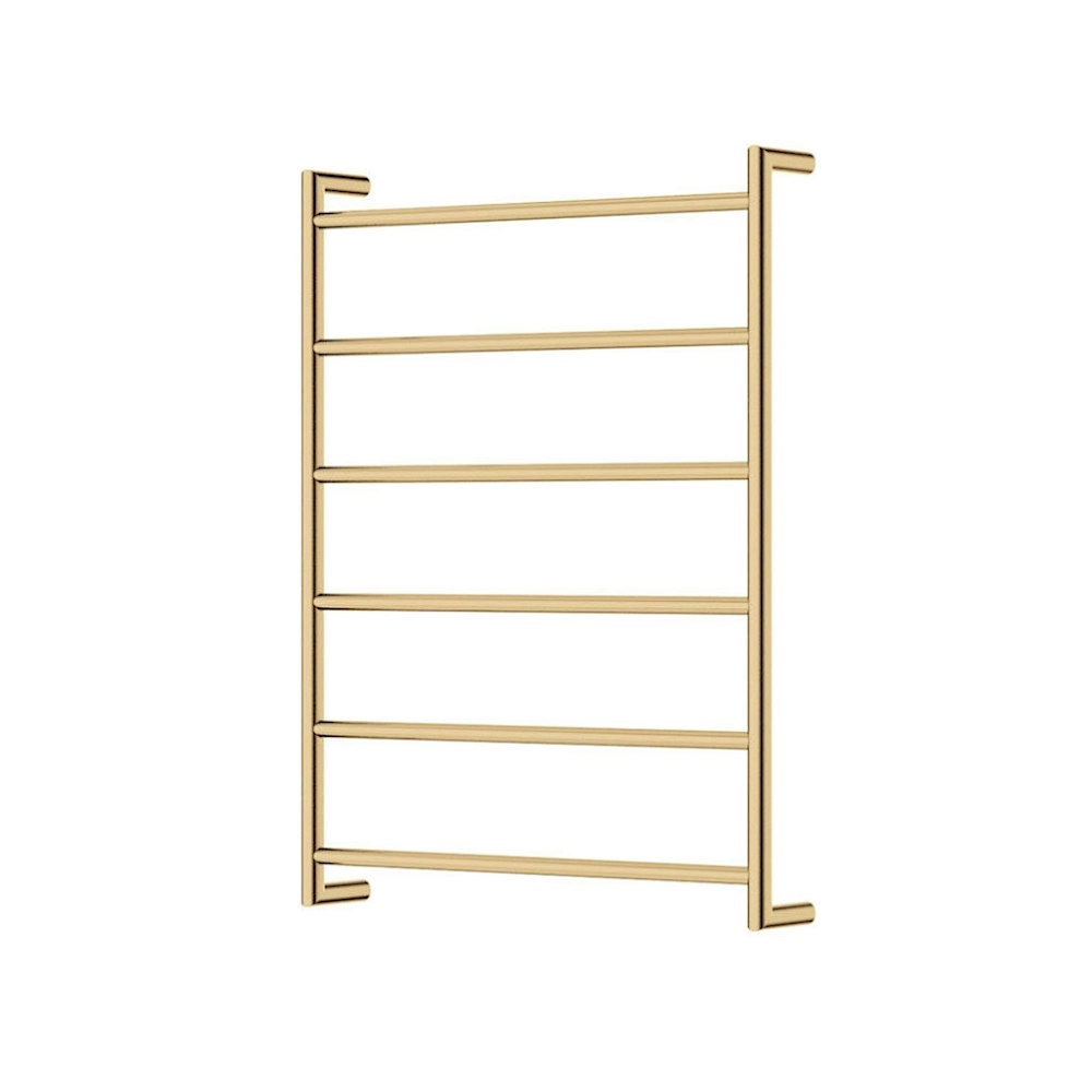 Fienza Kaya Heated Towel Ladder 600x800mm 6 Bars Urban Brass 8286080UB