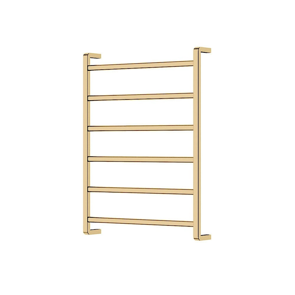 Fienza Koko Heated Towel Ladder 600x800mm 6 Bars Urban Brass 8906080UB