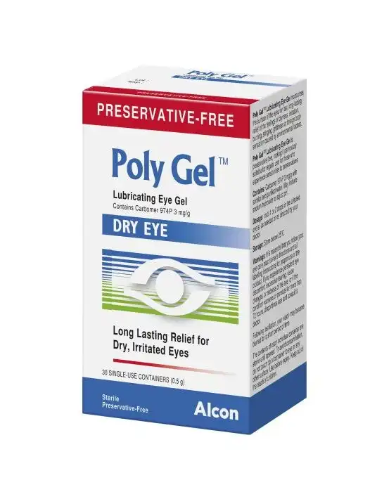 Poly Gel Lubricating Eye Gel 30 x 0.5g