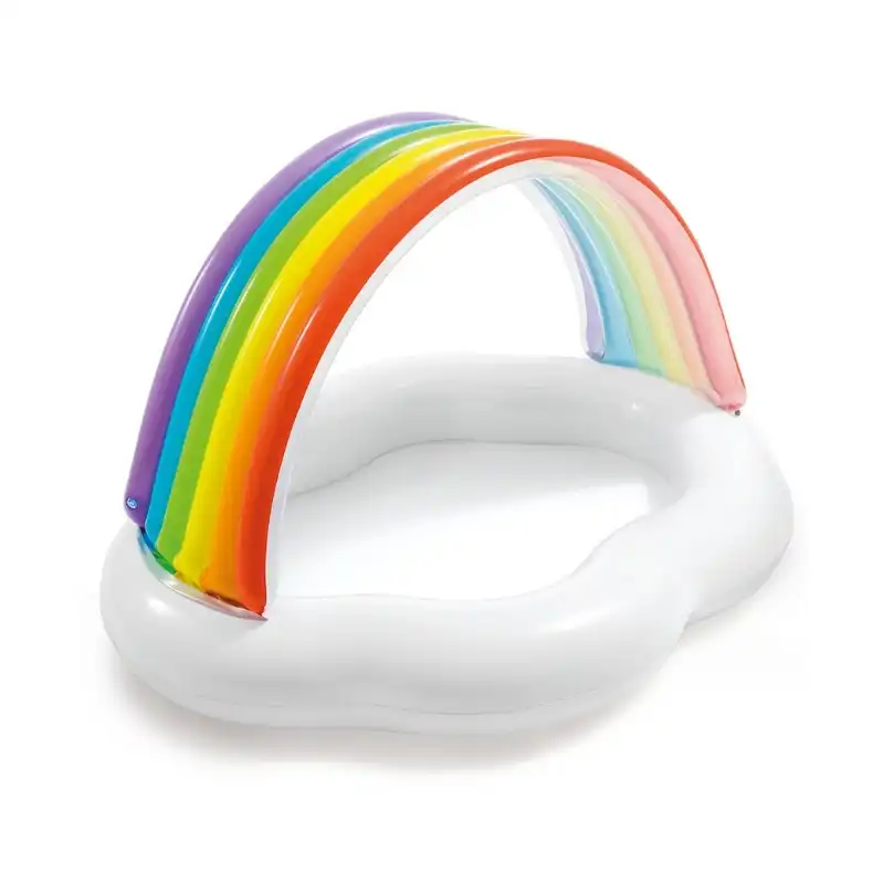 Intex Rainbow Cloud Inflatable Spray Baby Pool 57141