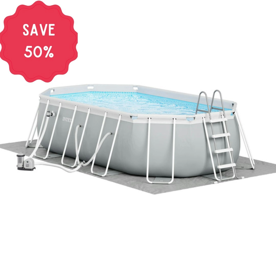 Intex PRISM Frame 16' Above Ground Pool 503cm x 274cm x 122cm 26796