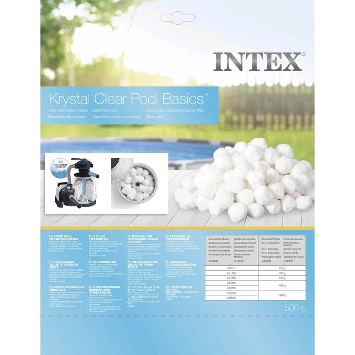 Intex Fiber Ball Filtration Replacement Ball 500g 29045