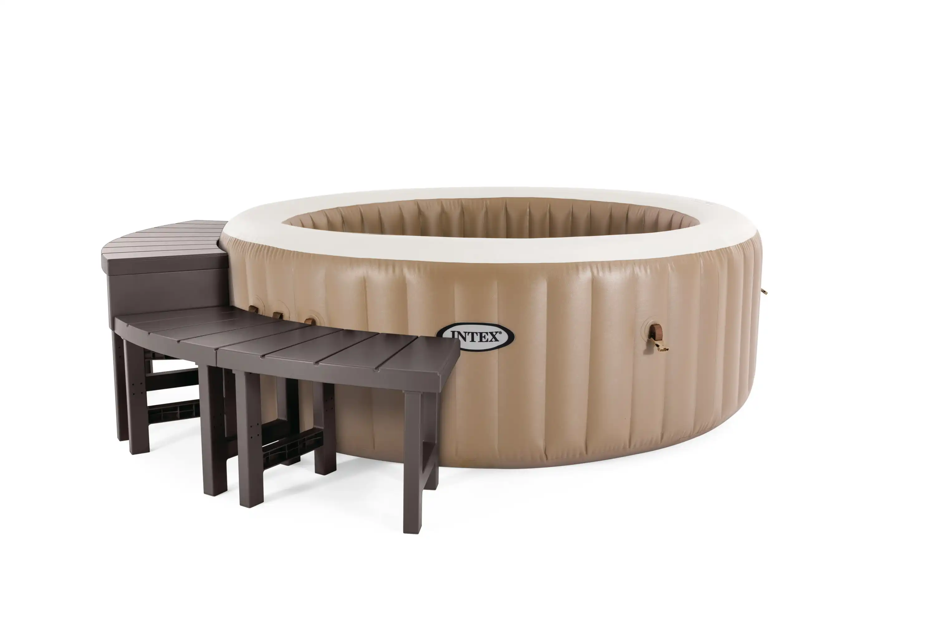 Intex Pure Spa 2 Medium And 2 Tall PureSpa Accessories Benches, Compatible w/ 4 Person Spas 28515