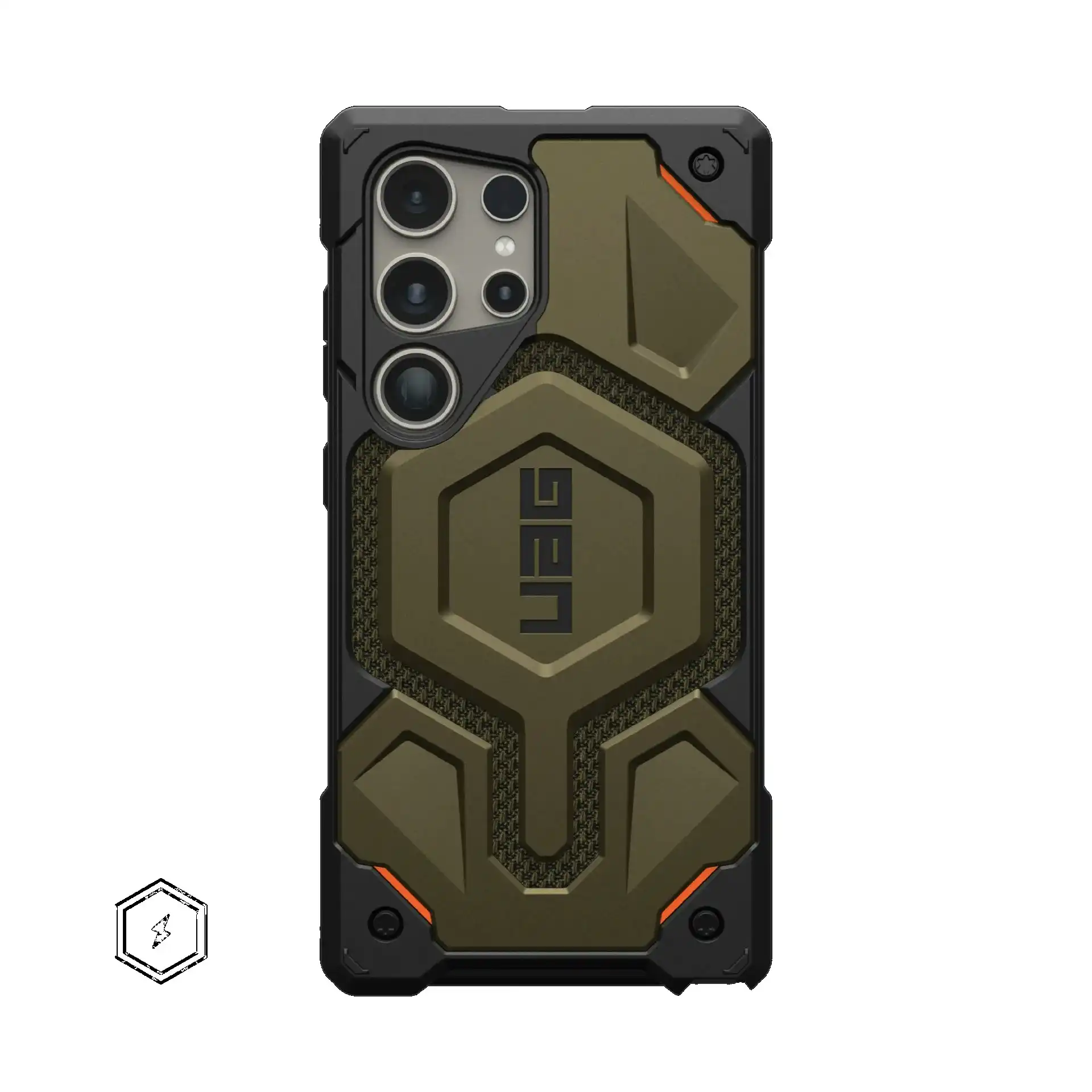 UAG Monarch Pro Case For Samsung Galaxy S24 Ultra - Kevlar Green