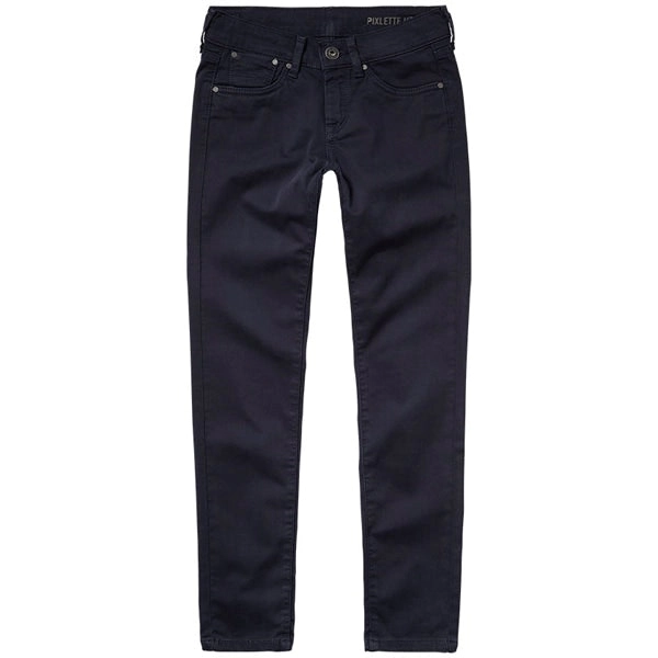 Pepe Kids Pepe Jeans Girls Skinny Chino Jeans Navy Black