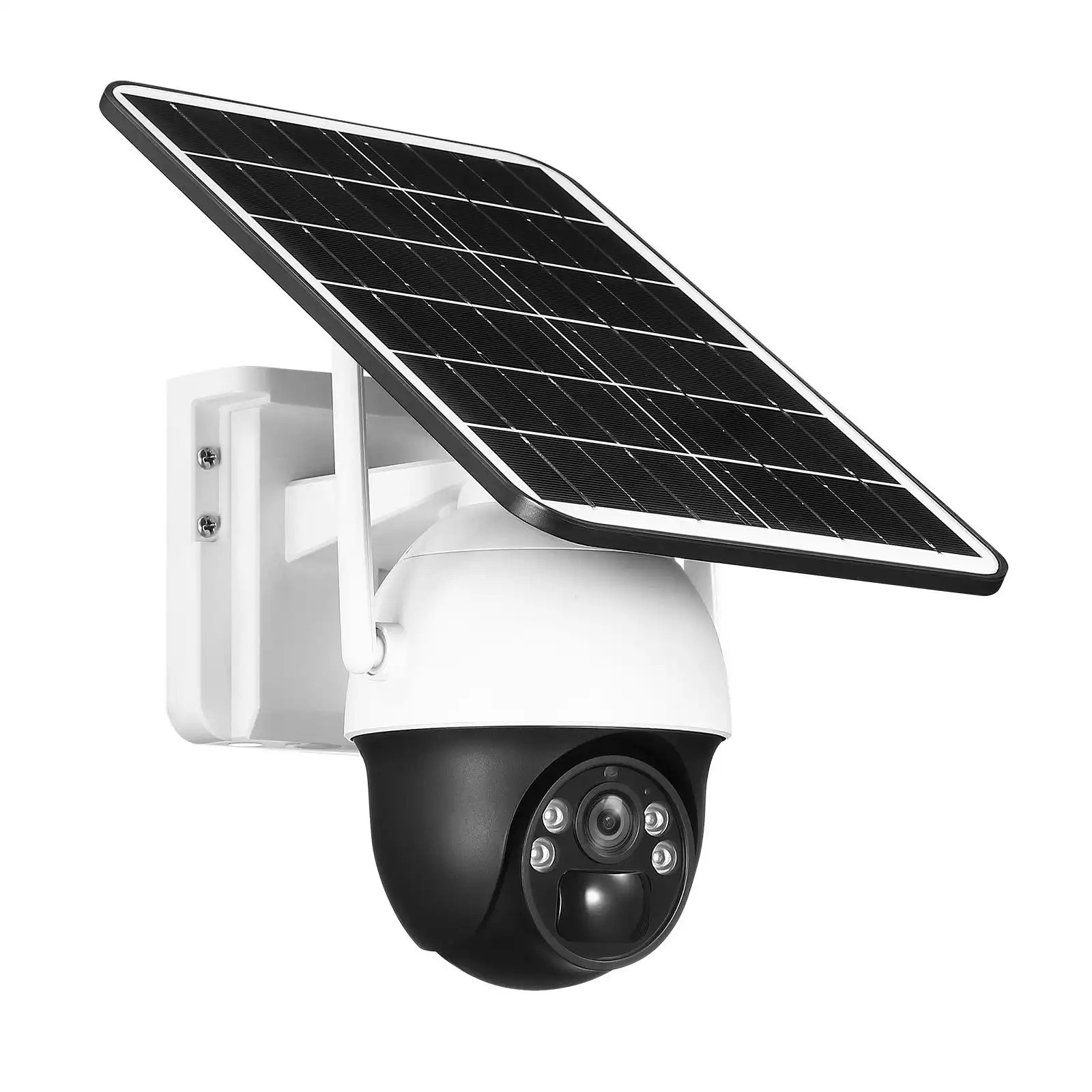 Ausway 4G Solar Security Camera Wireless Outdoor CCTV Home Surveillance System with Battery Remote Control