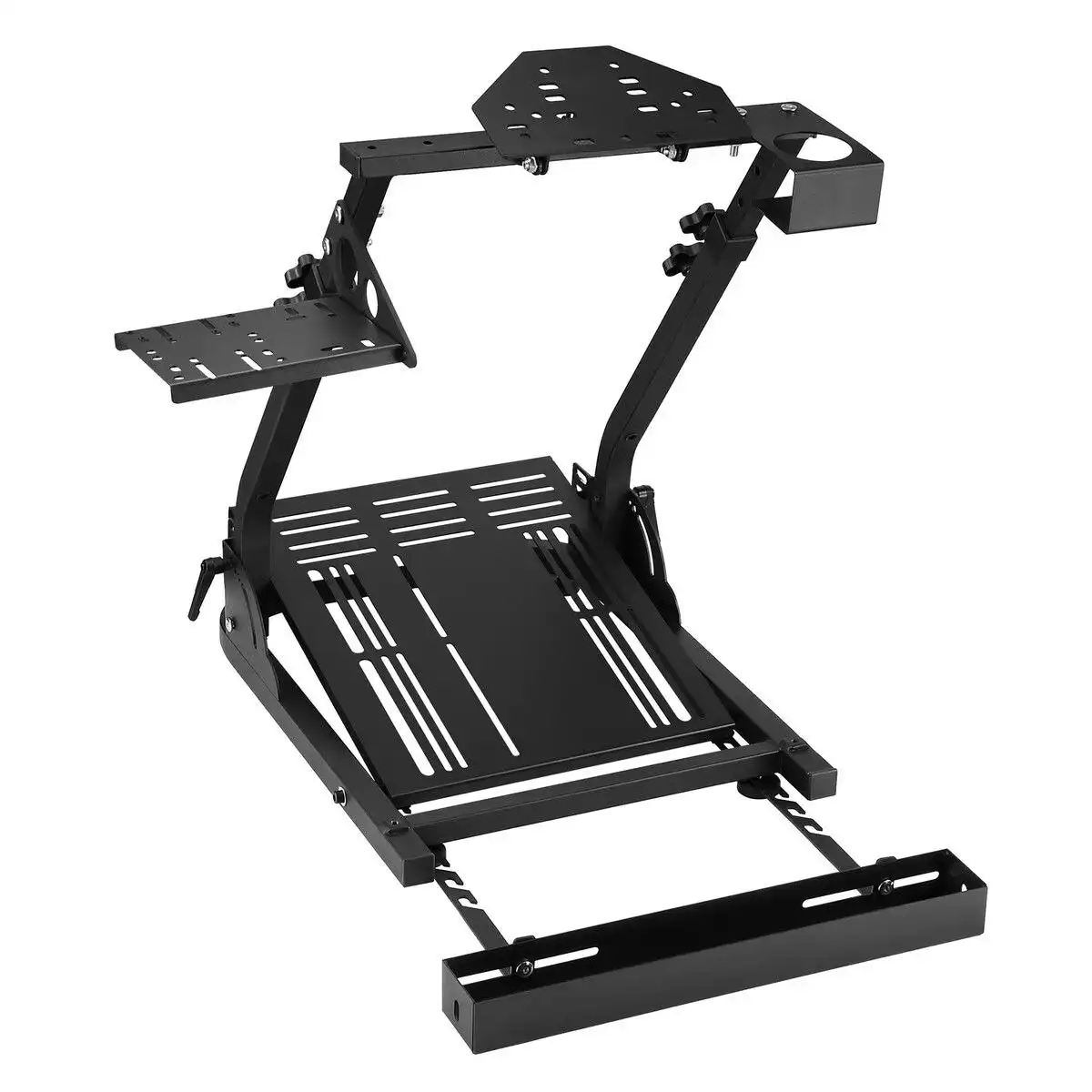 Ausway Racing Simulator Wheel Stand Upgraded Flight Sim Cockpit Foldable Gaming Steering Accessories  Logitech Thrustmaster