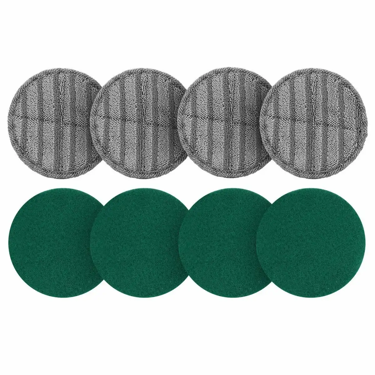 Ausway Mop Replacement Pads Scouring Green Scourer Microfiber Replaceable for Cordless Electric Spin Floor Cleaner Polisher Washer Sweeper