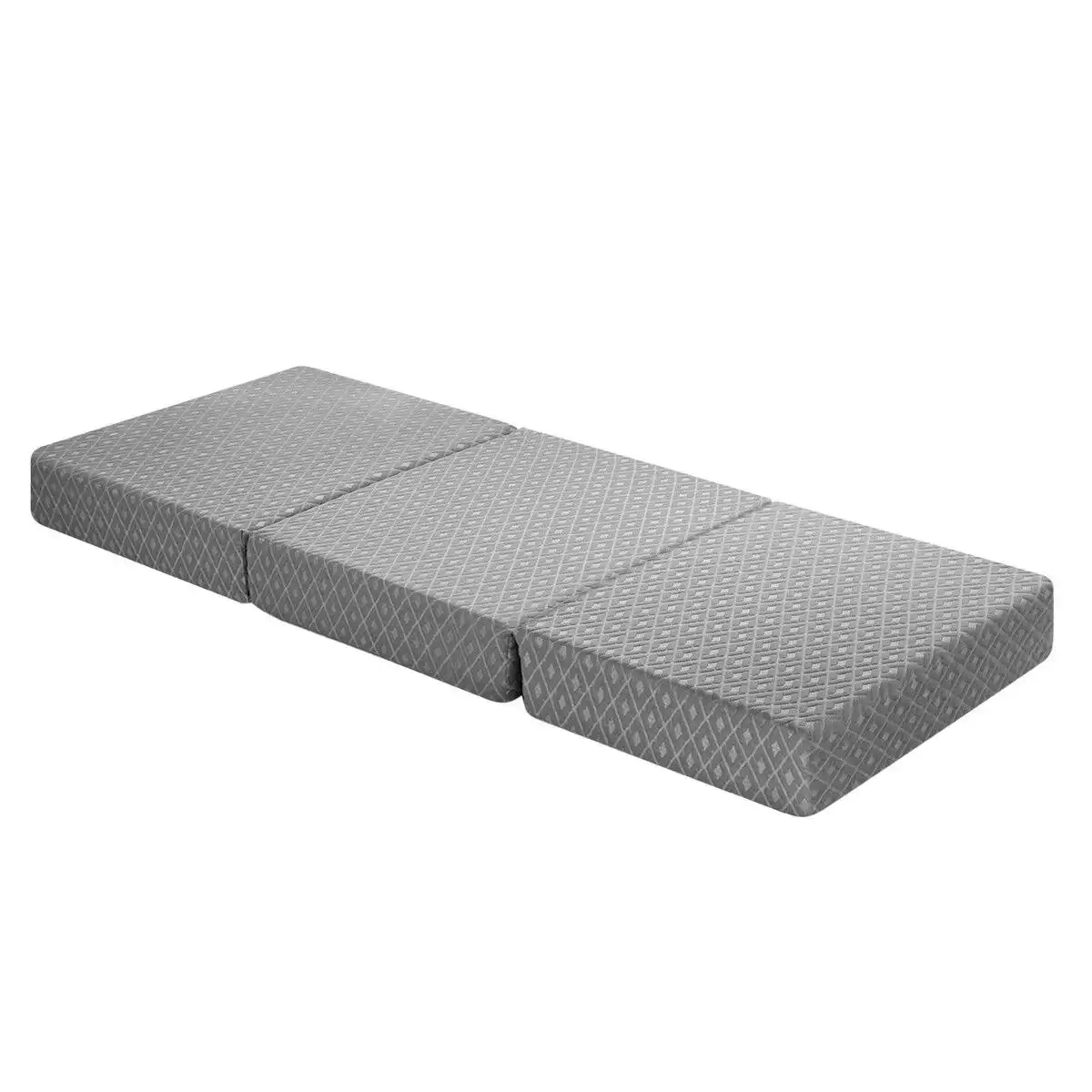 Luxdream Folding Foam Mattress Sleeping Mat Portable Trifold Sofa Bed Camping Floor Extra Thick Cushion Removable Cover