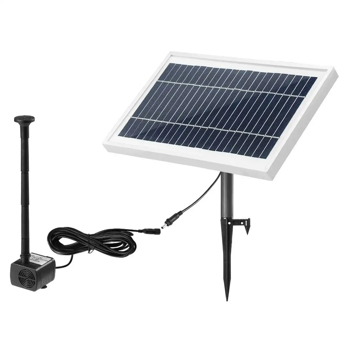 Ausway 10W Solar Powered Fountain Water Pump for Outdoor Garden Pond Pool