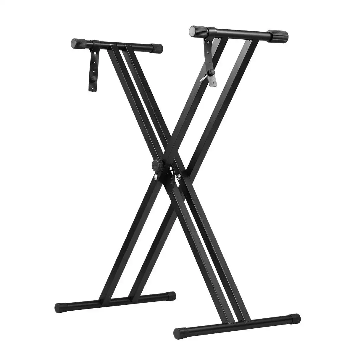Melodic  X Style Keyboard Stand Double Braced Music Piano Holder Folding Adjustable Height