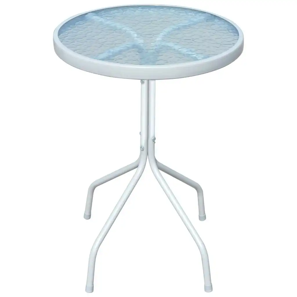 Bistro Table Grey 50x71 cm Steel 43313