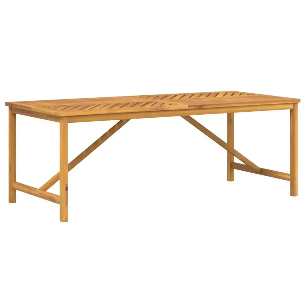 Garden Dining Table 200x90x74 cm Solid Wood Acacia 362242