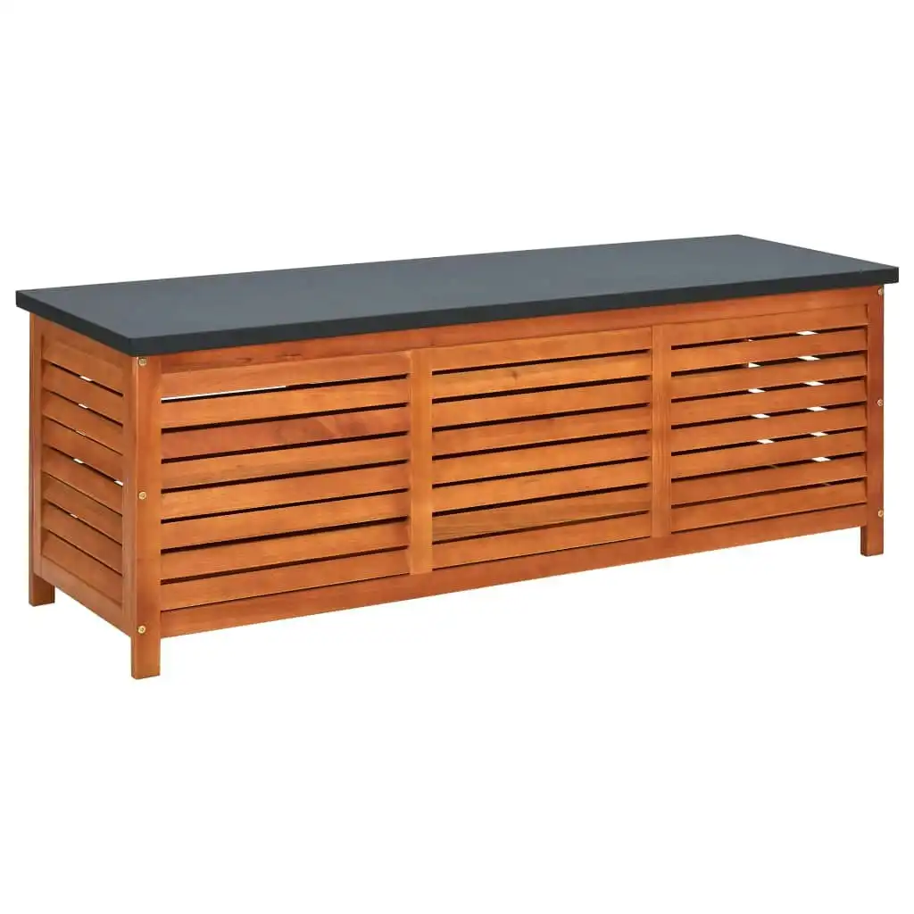 Garden Storage Box 150x50x55 cm Solid Eucalyptus Wood 315273