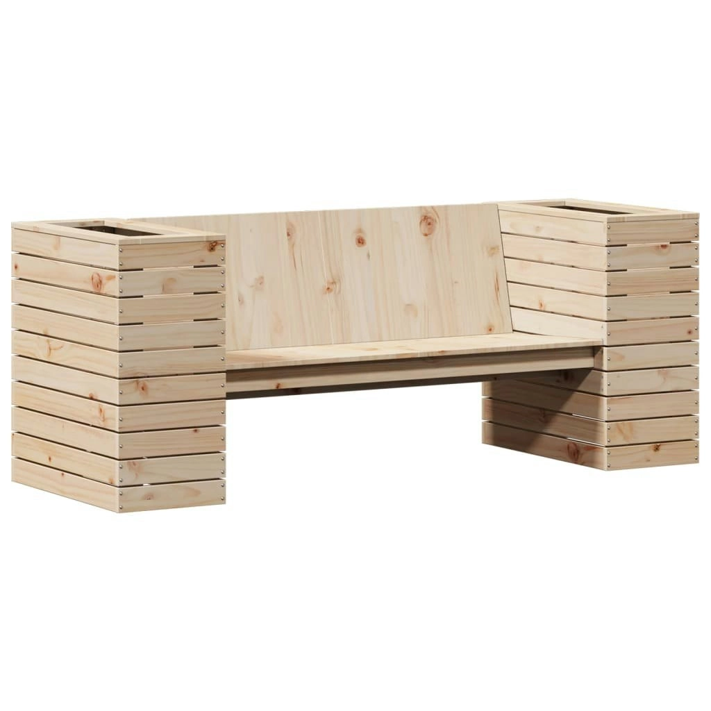 Planter Bench 167.5x60x65 cm Solid Wood Pine 832543