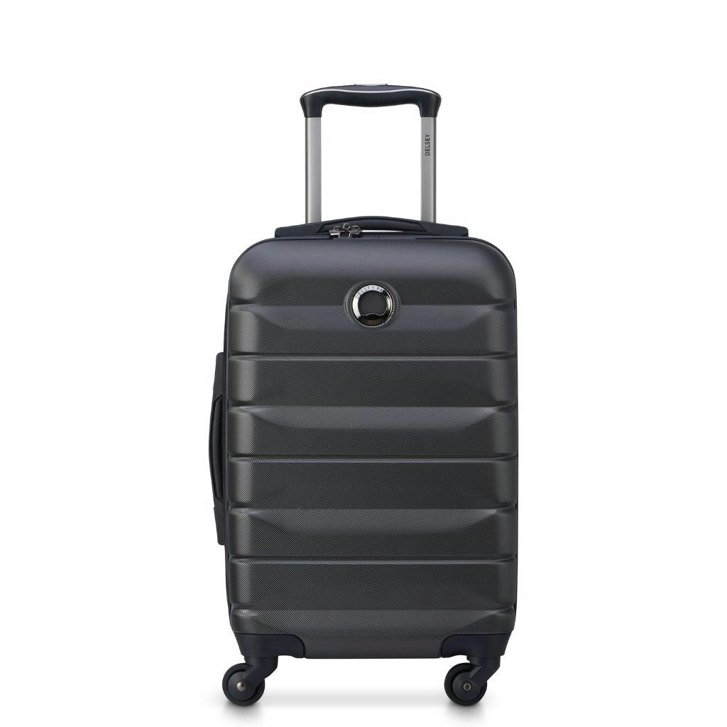 DELSEY Air Armour 55cm Carry On Luggage - Black