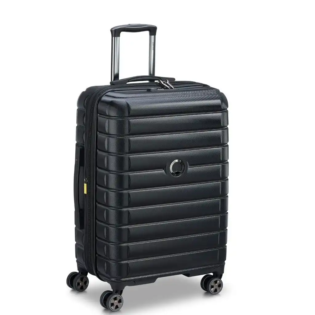 DELSEY Shadow 66cm Expandable Medium Luggage - Black