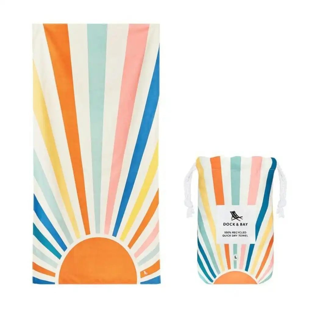 Dock & Bay Beach Towel Cabana Light Collection XL - Rising Sun