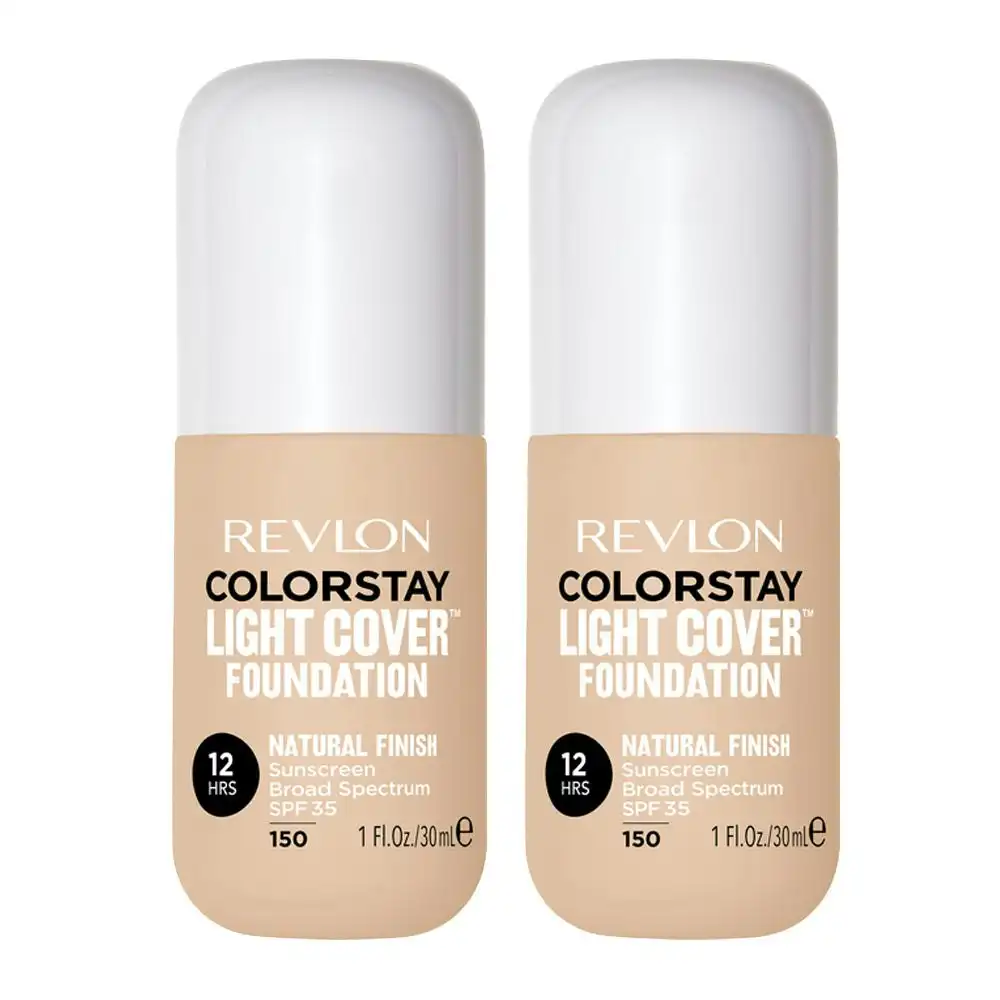 Revlon Colorstay Light Cover Foundation 30ml 150 Buff - 2 Pack