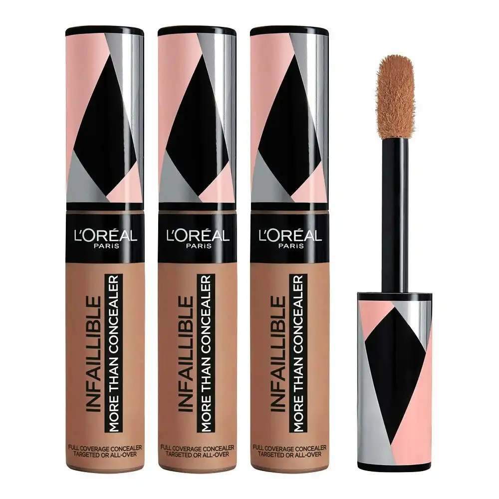 L'Oreal Paris L'Oreal Infallible More Than Concealer 11ml 336 Toffee - 3 Pack
