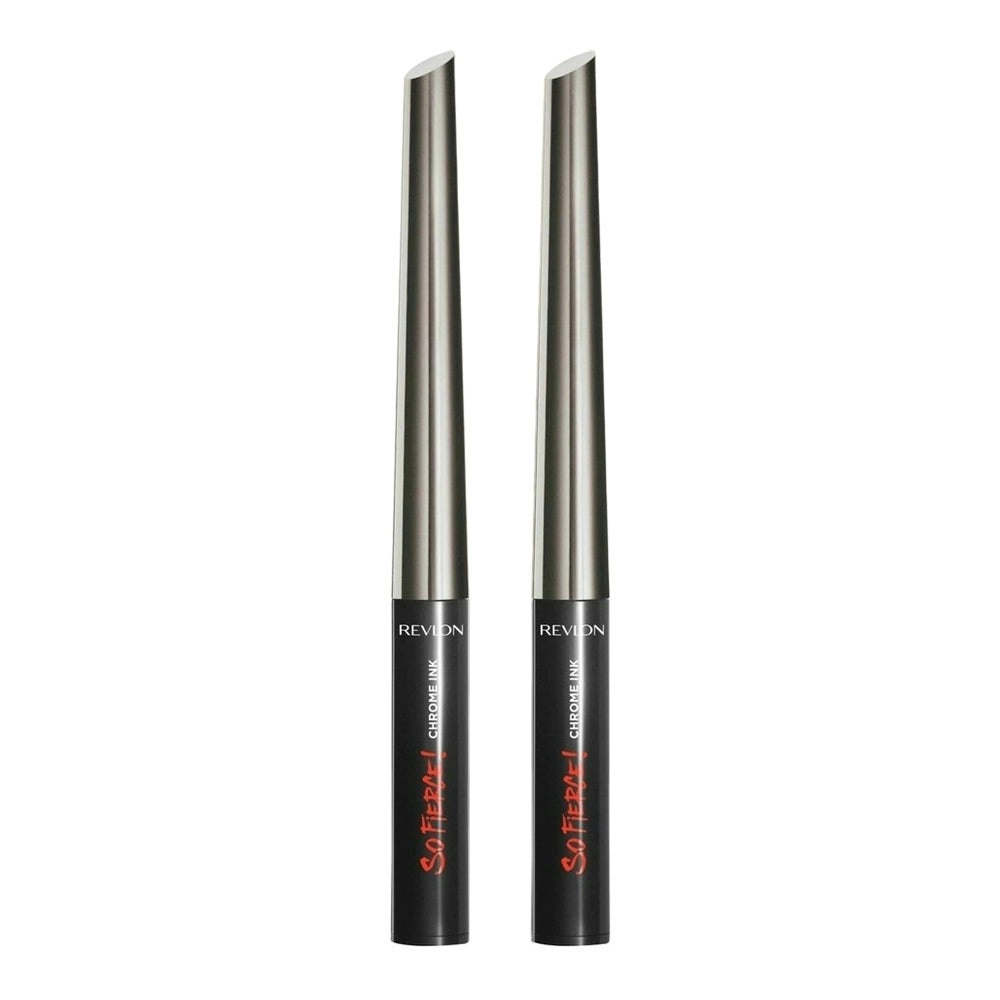 Revlon So Fierce! Chrome Ink Liquid Liner 0.9g 901 Gunmetal - 2 Pack