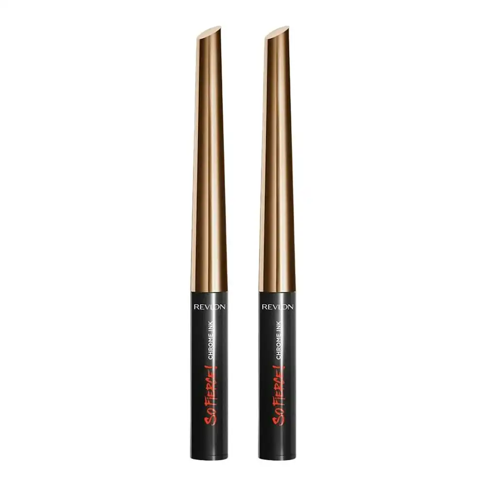 Revlon So Fierce! Chrome Ink Liquid Liner 0.9g 902 Bronzage - 2 Pack