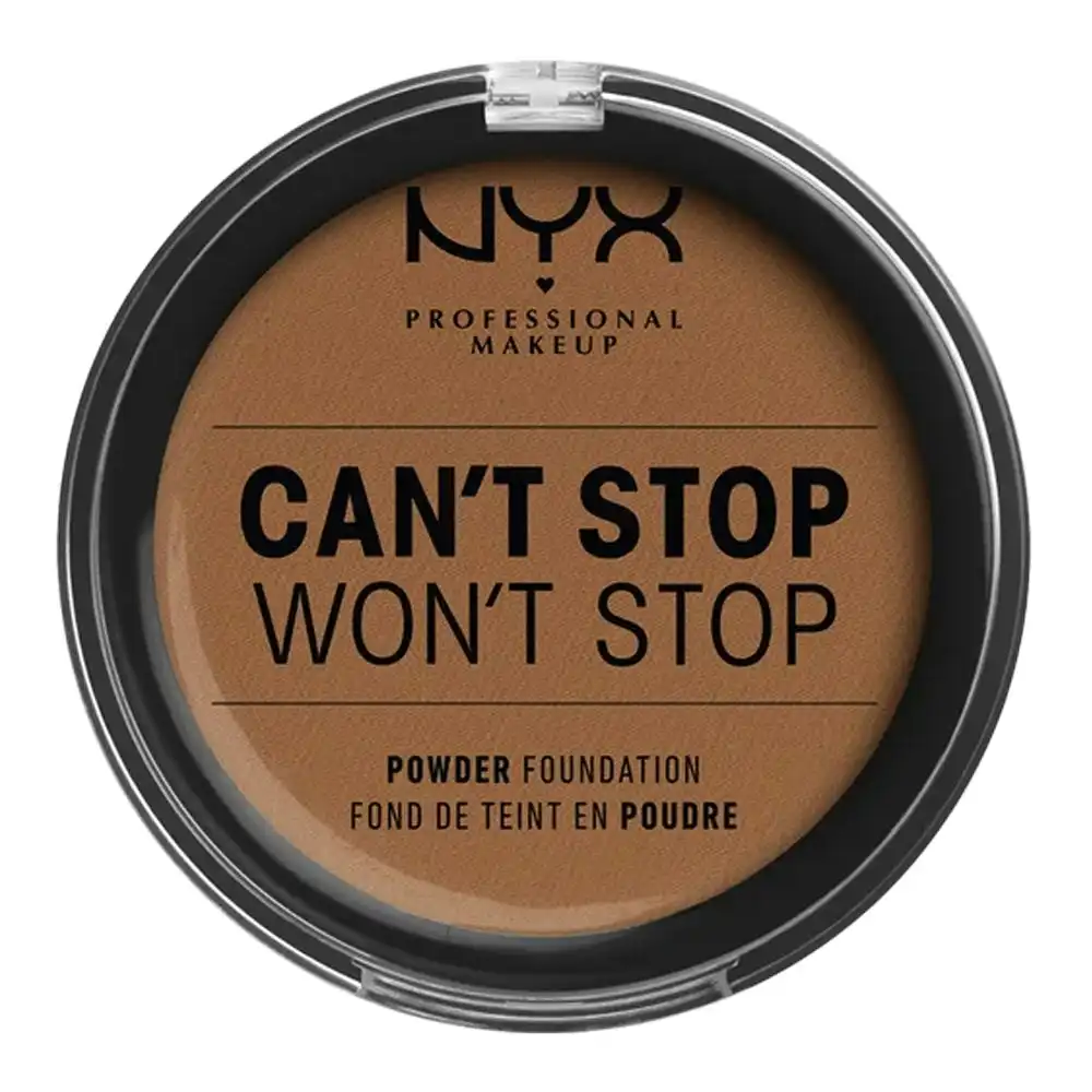 NYX Professional Nyx Can't Stop Wont Stop Powder Foundation 10.7g Cswspf15.7 Warm Caramel