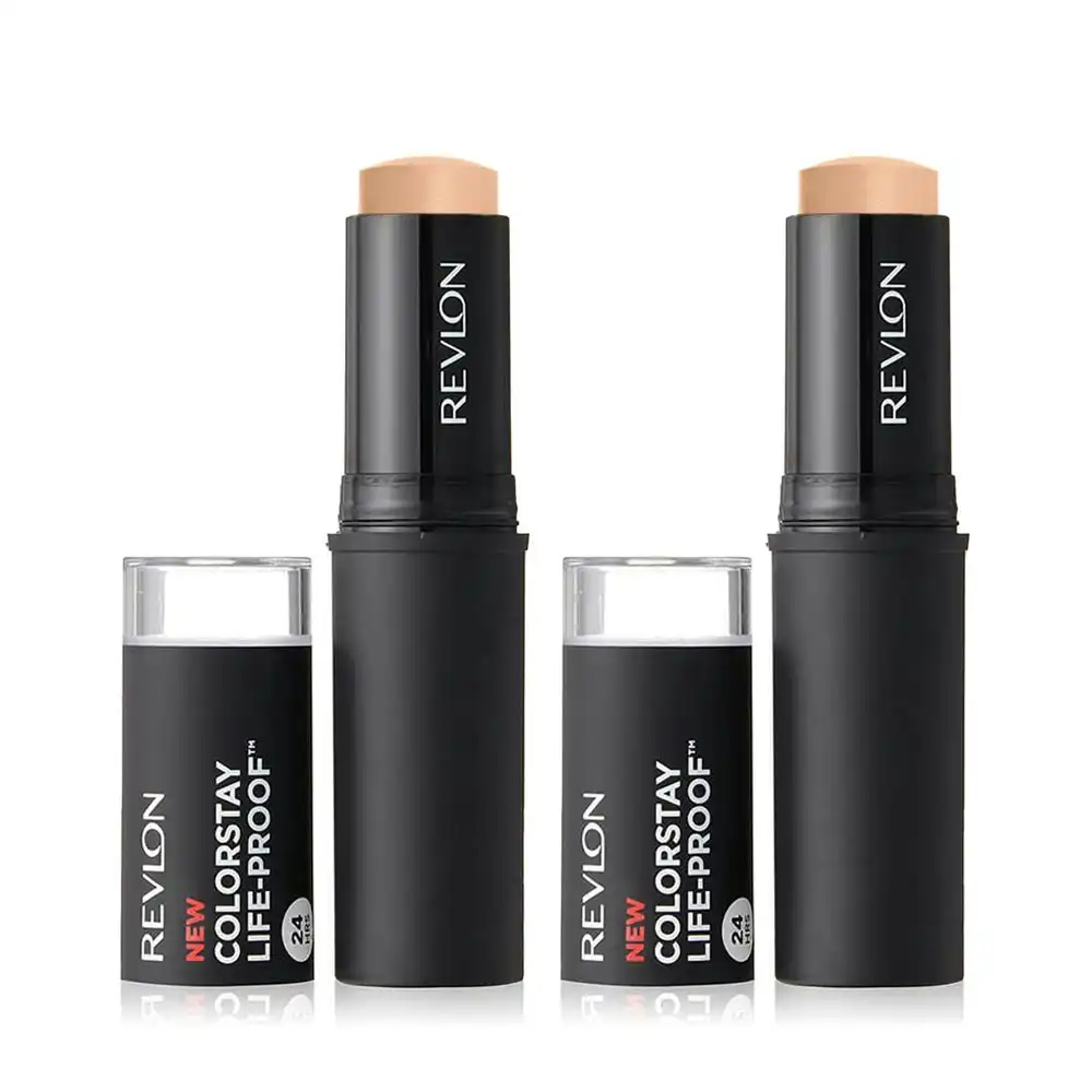 Revlon Colorstay Life-proof Matte Foundation Stick 10g 240 Medium Beige - 2 Pack