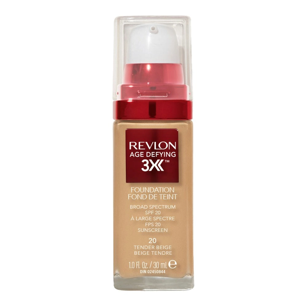 Revlon Age Defying 3x Foundation 30ml 20 Tender Beige