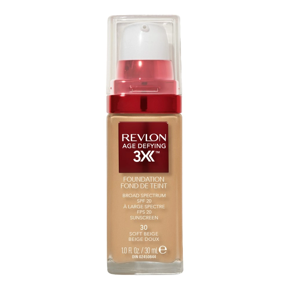 Revlon Age Defying 3x Foundation 30ml 30 Soft Beige