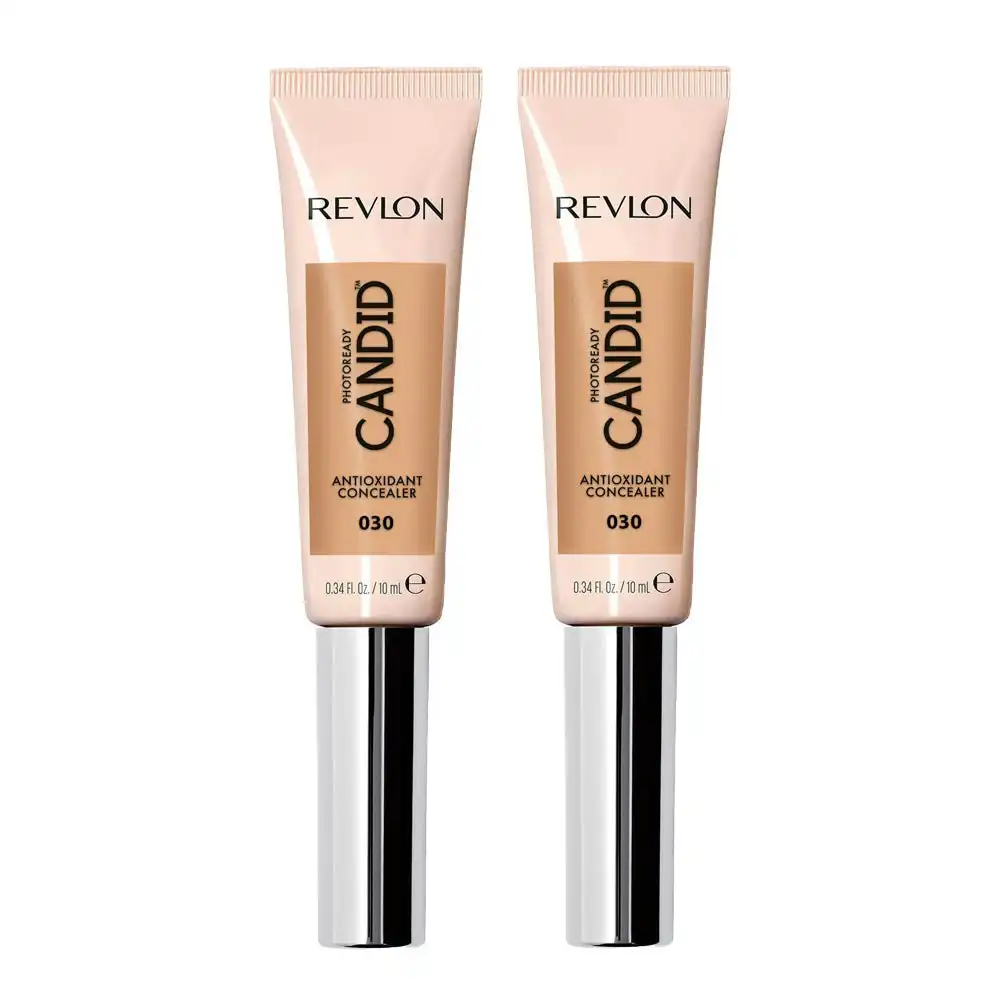 Revlon Photoready Candid Antioxidant Concealer 10ml 030 Light Medium - 2 Pack