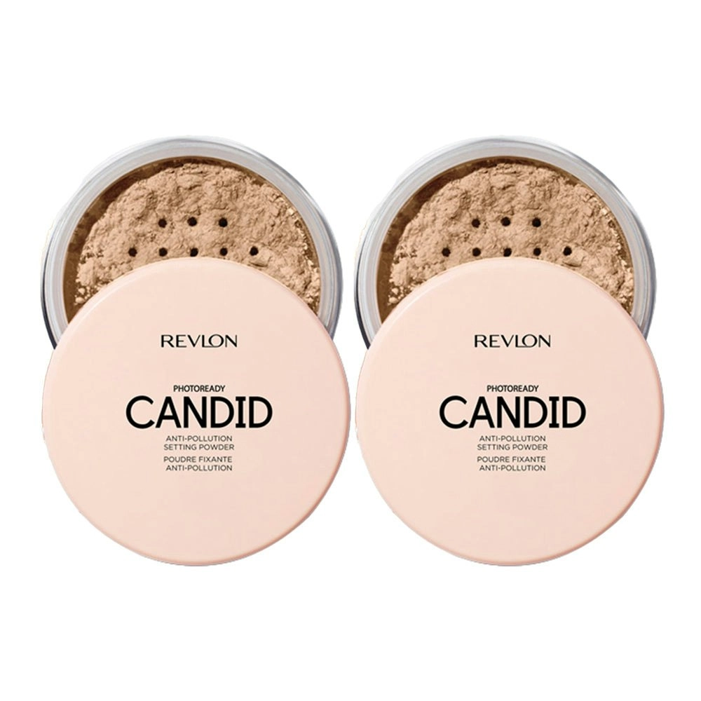 Revlon Photoready Candid Anti-pollution Setting Powder 15g 002 Medium - 2 Pack