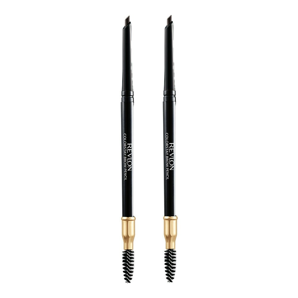 Revlon Colorstay Brow Pencil 0.35g 225 Soft Black - 2 Pack