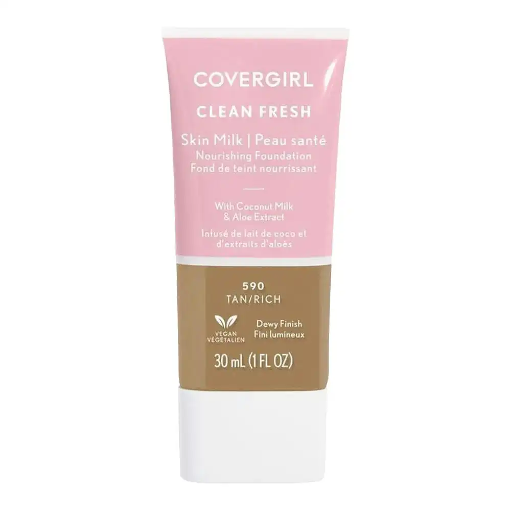 Covergirl Clean Fresh Skin Milk Nourishing Foundation 30ml 590 Tan