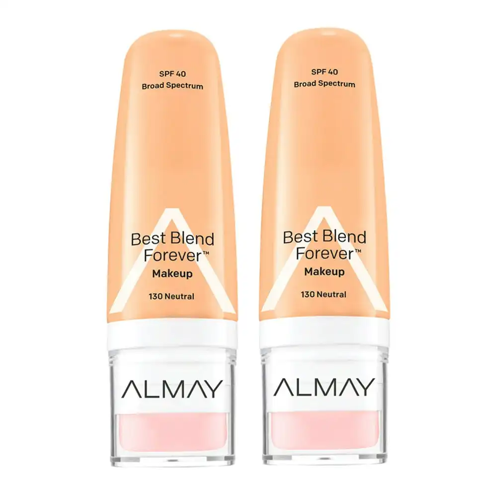Almay Best Blend Forever Makeup 30ml 130 Neutral - 2 Pack
