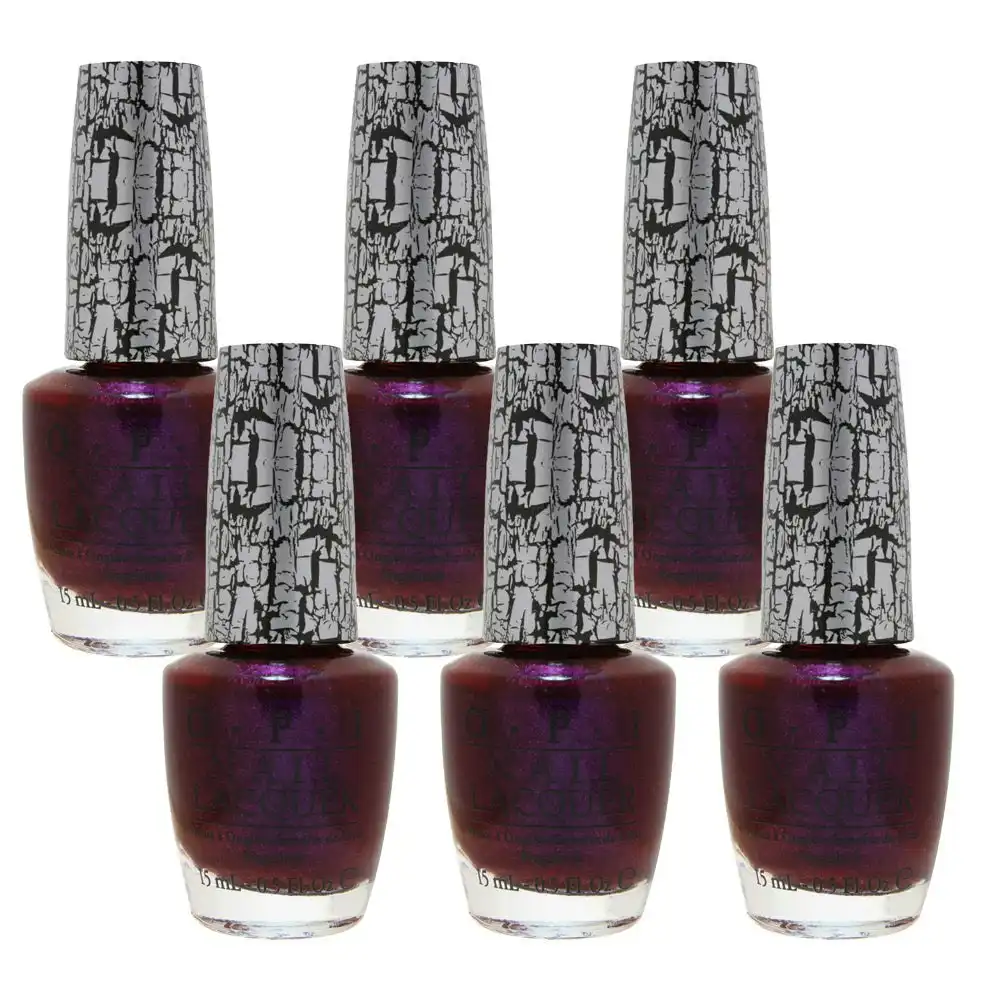 OPI Nail Lacquer 15ml N18 Super Bass Shatter - 6 Pack