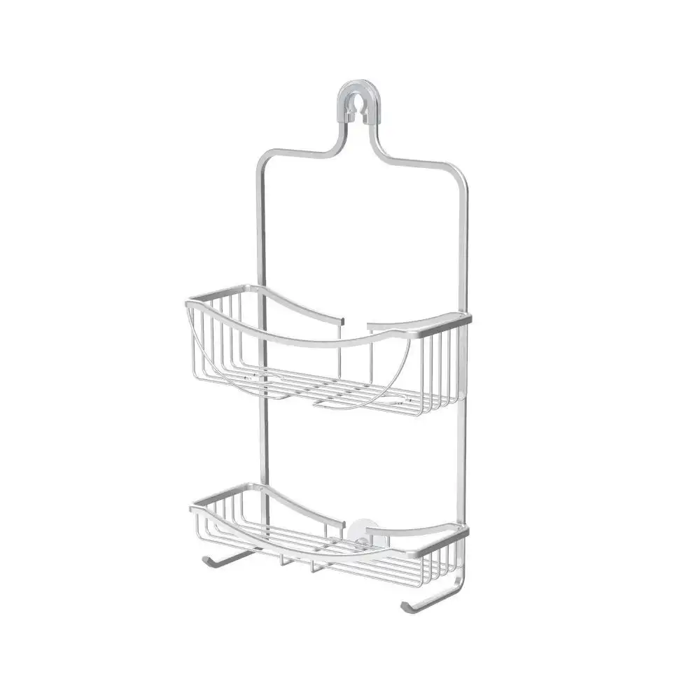 Better Living Venus 2 Tier Hanging Shower Caddy - Aluminium Grey