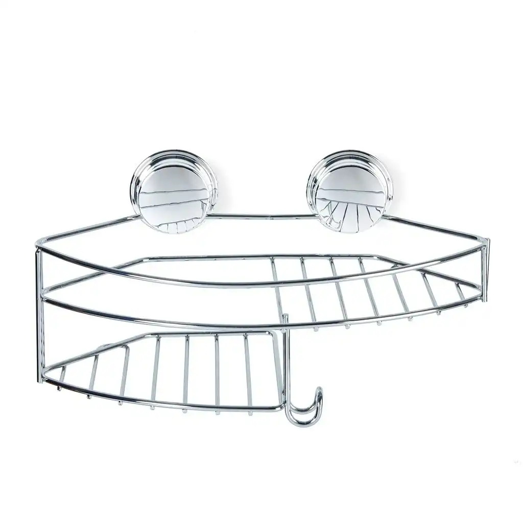 Better Living Kroma Stick N Lock Combo Shower Basket - Chrome