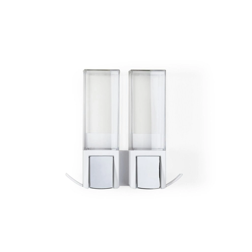 Better Living Clever 2 x 500ml Soap and Shower Dispenser Double - Matte White