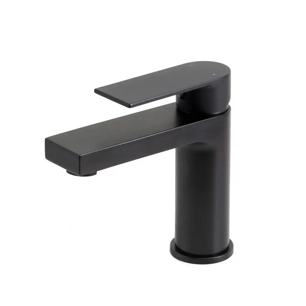 Aguzzo Prato Bathroom Basin Mixer Tap - Matte Black