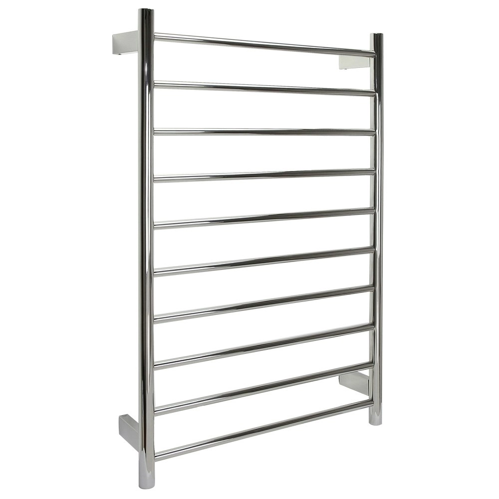 Aguzzo Ezy Fit Dual Wired Heated Towel Rail 60 x 92cm - Polished SS