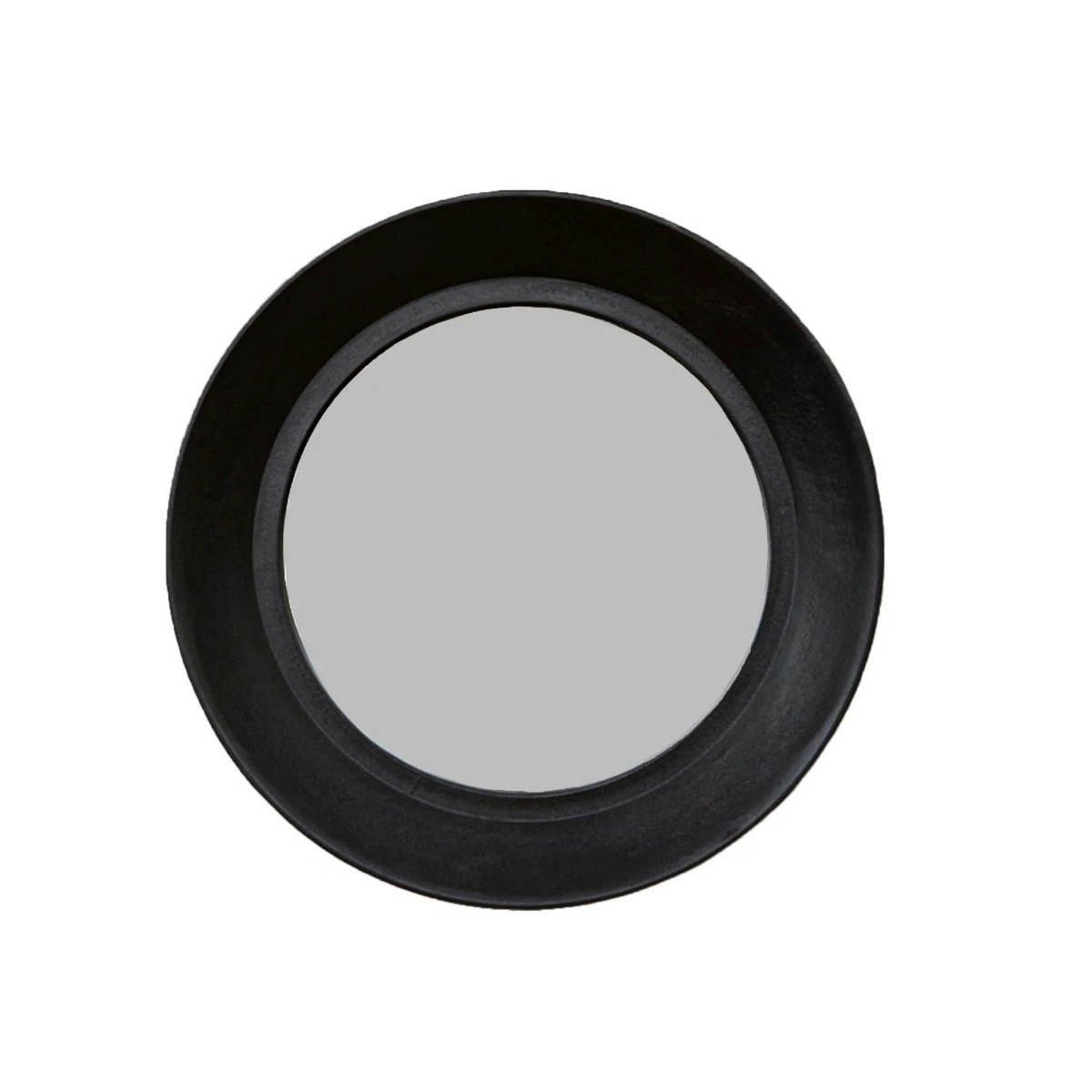 SSH Collection Zandra 61cm Wide Round Wall Mirror - Black