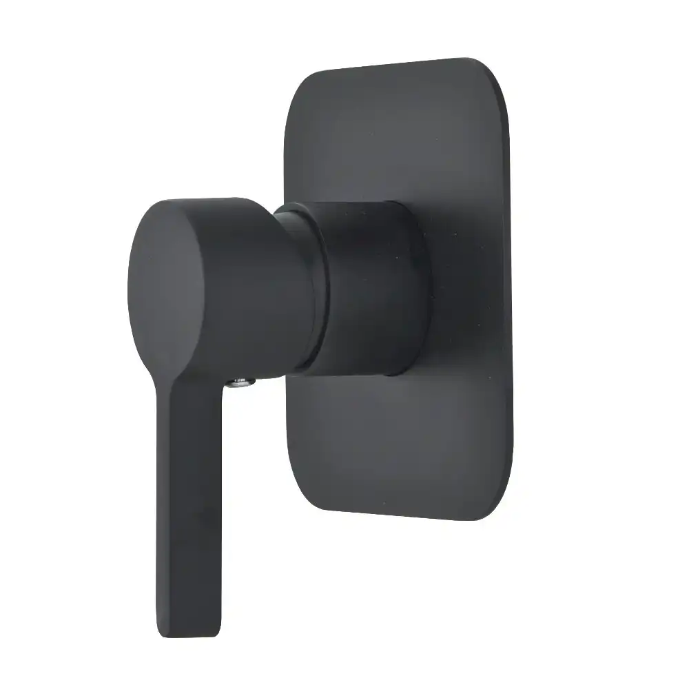 Vale Brighton Nero Wall Mounted Shower Mixer - Matte Black