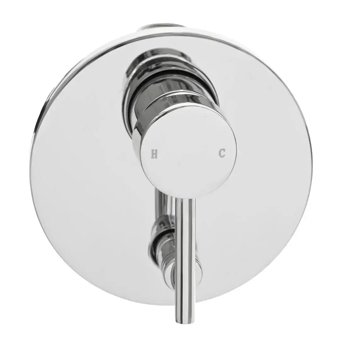 Vale Molla Wall Mounted Shower Mixer with Diverter - Chrome