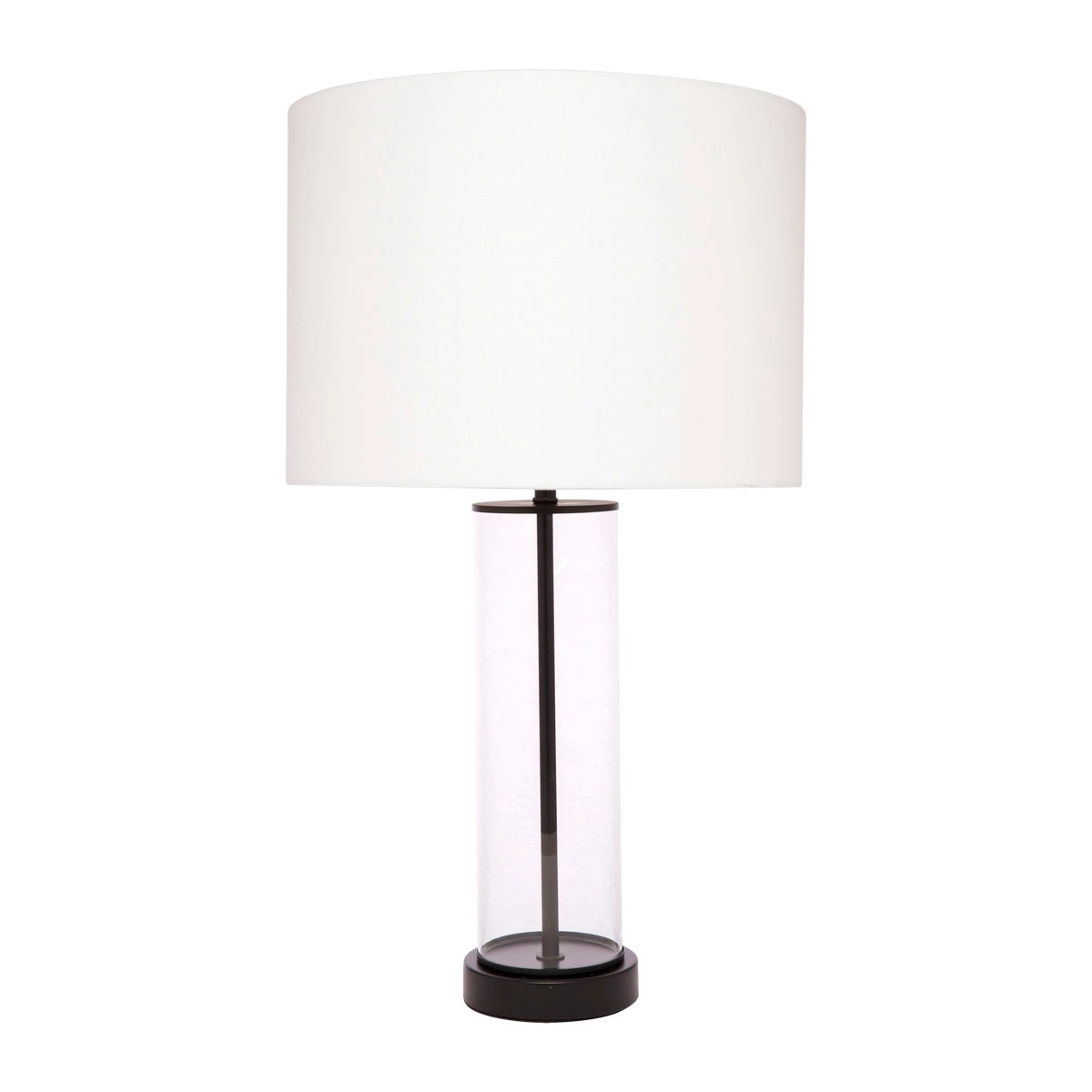 Cafe Lighting East Side Table Lamp - Black with White Shade