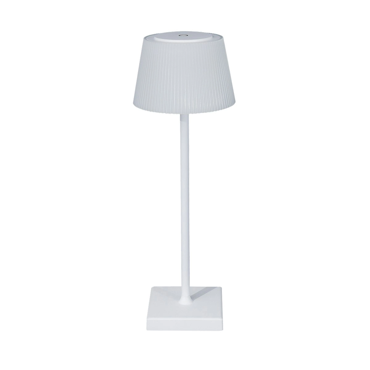 Cafe Lighting Tate Rechargeable LED Touch Lamp - White