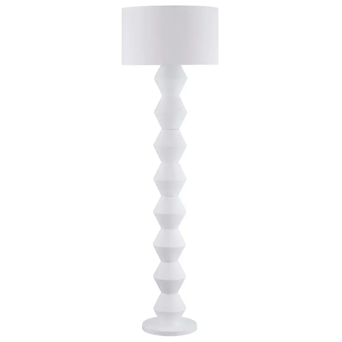Cafe Lighting Abstract Floor Lamp - White