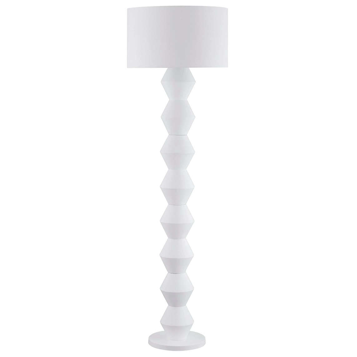 Cafe Lighting Abstract Floor Lamp - White