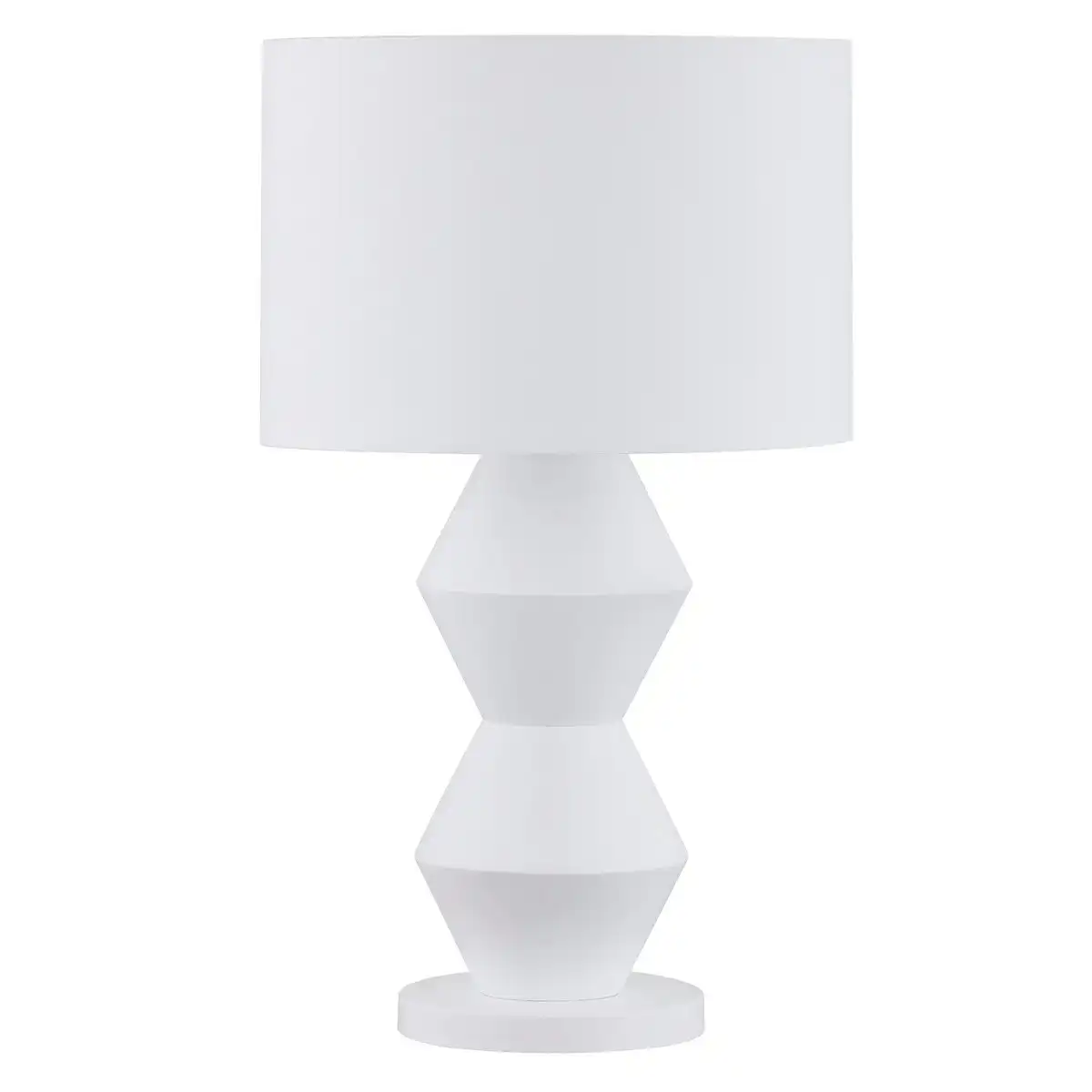 Cafe Lighting Abstract Table Lamp - White